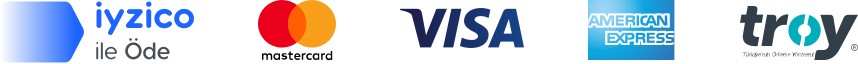 Visa, Mastercard, American Express, Troy, İyzico